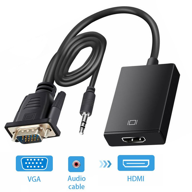 Adaptor convertor VGA la HDMI Techone VGAHD-02 Adaptor convertor VGA la HDMI Techone VGAHD-02